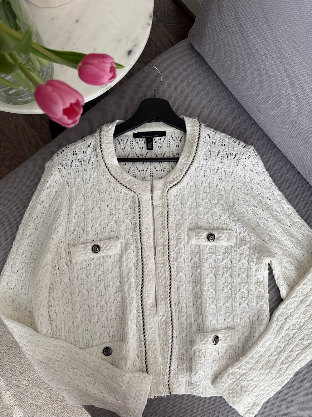 White House Black Market Knit Sweater Size L